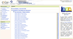 Desktop Screenshot of cursos.cicei.com