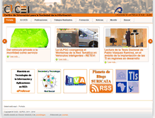 Tablet Screenshot of cicei.com